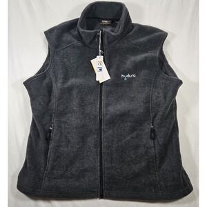 CORE365 Women's Dark Gray Full-Zip Fleece Vest